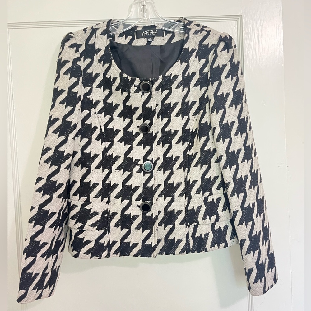Kasper Houndstooth Blazer